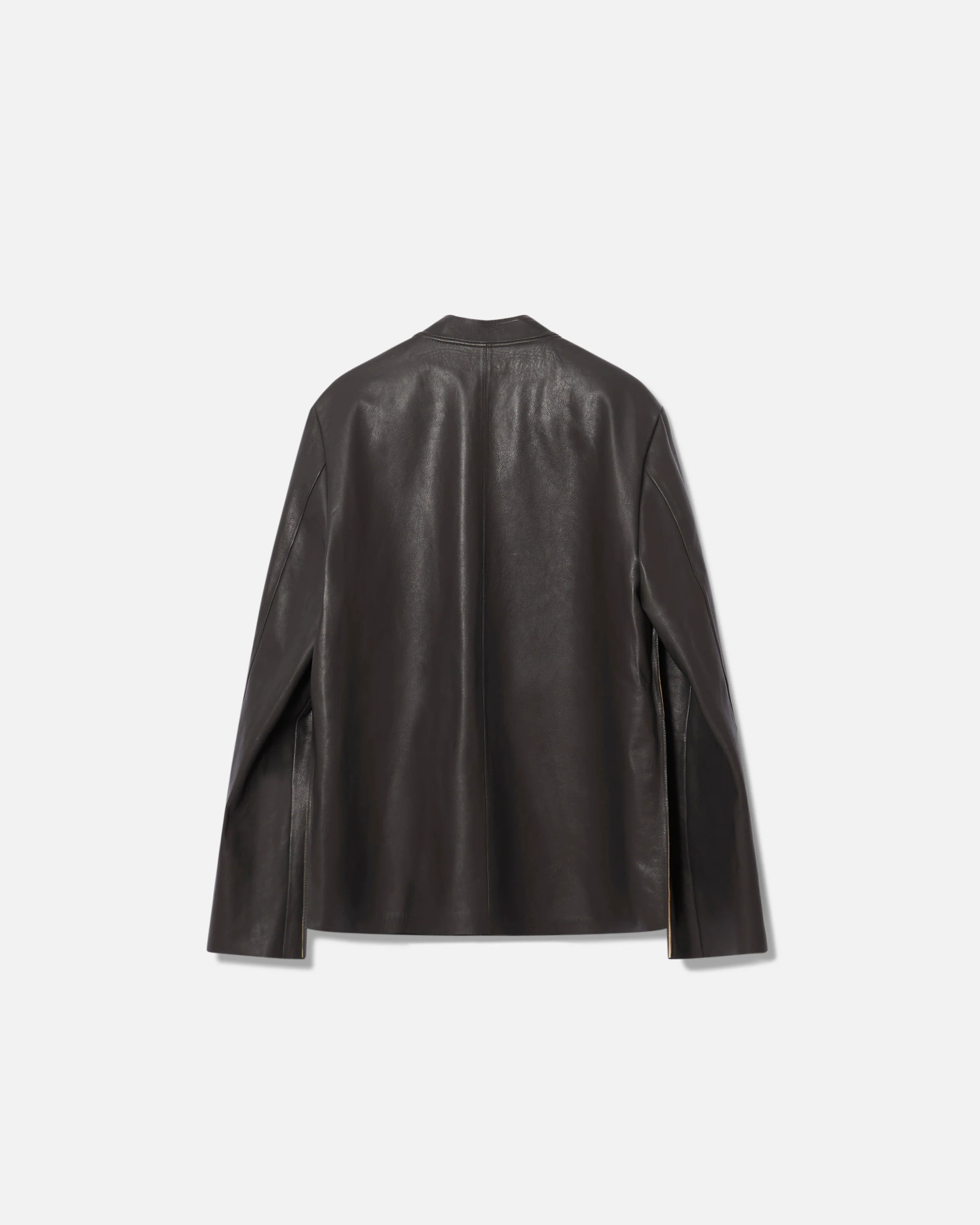 Bonded leather jacket ardoise - Image 3