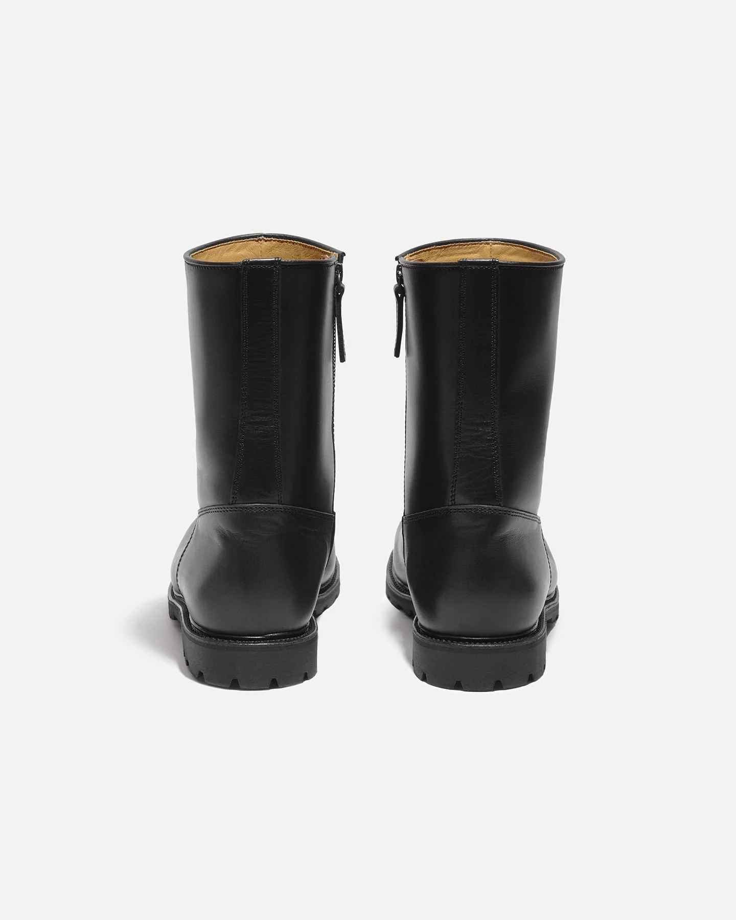 City boots black with leather lining - Image 3