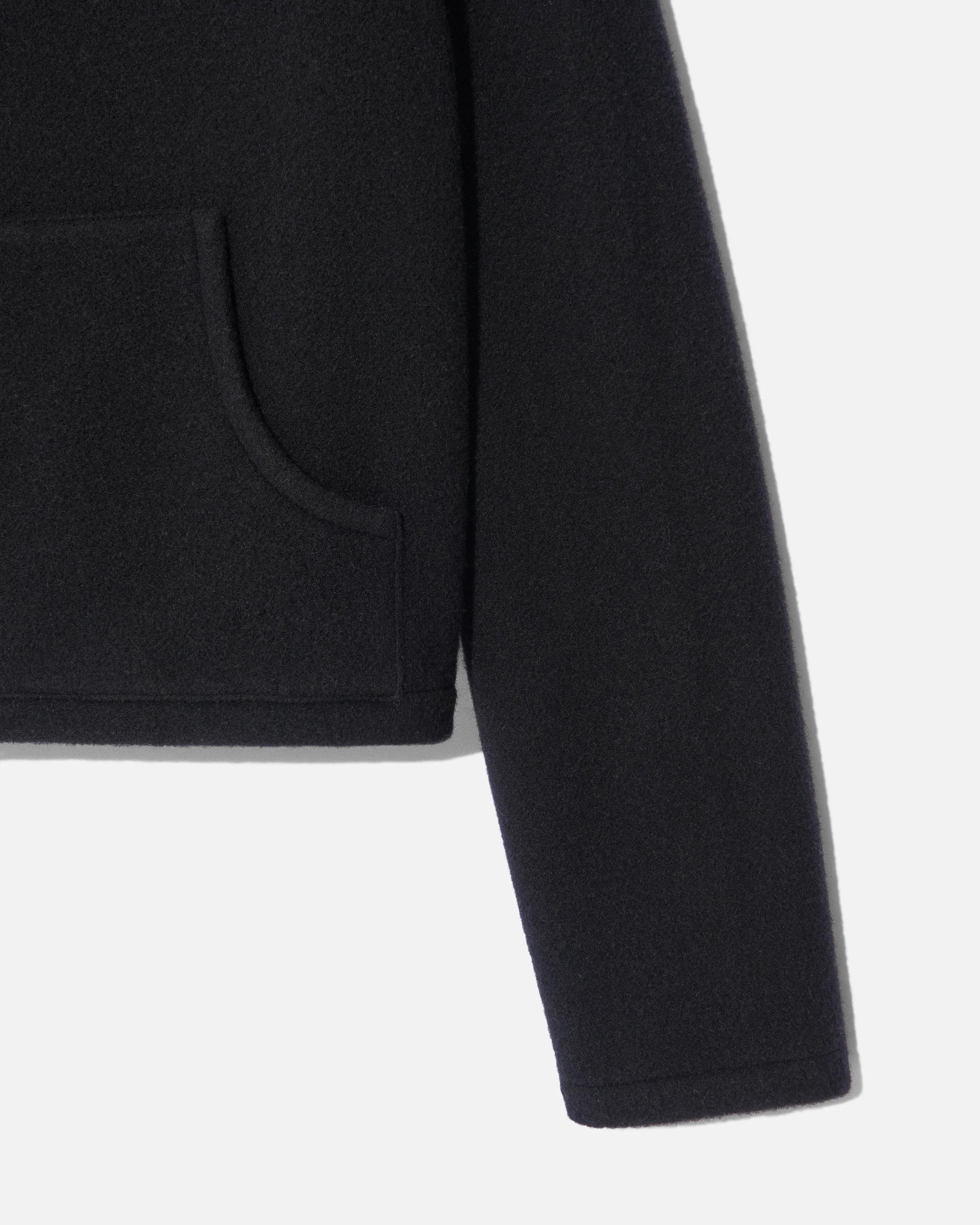 Fleece full zip black - Image 3