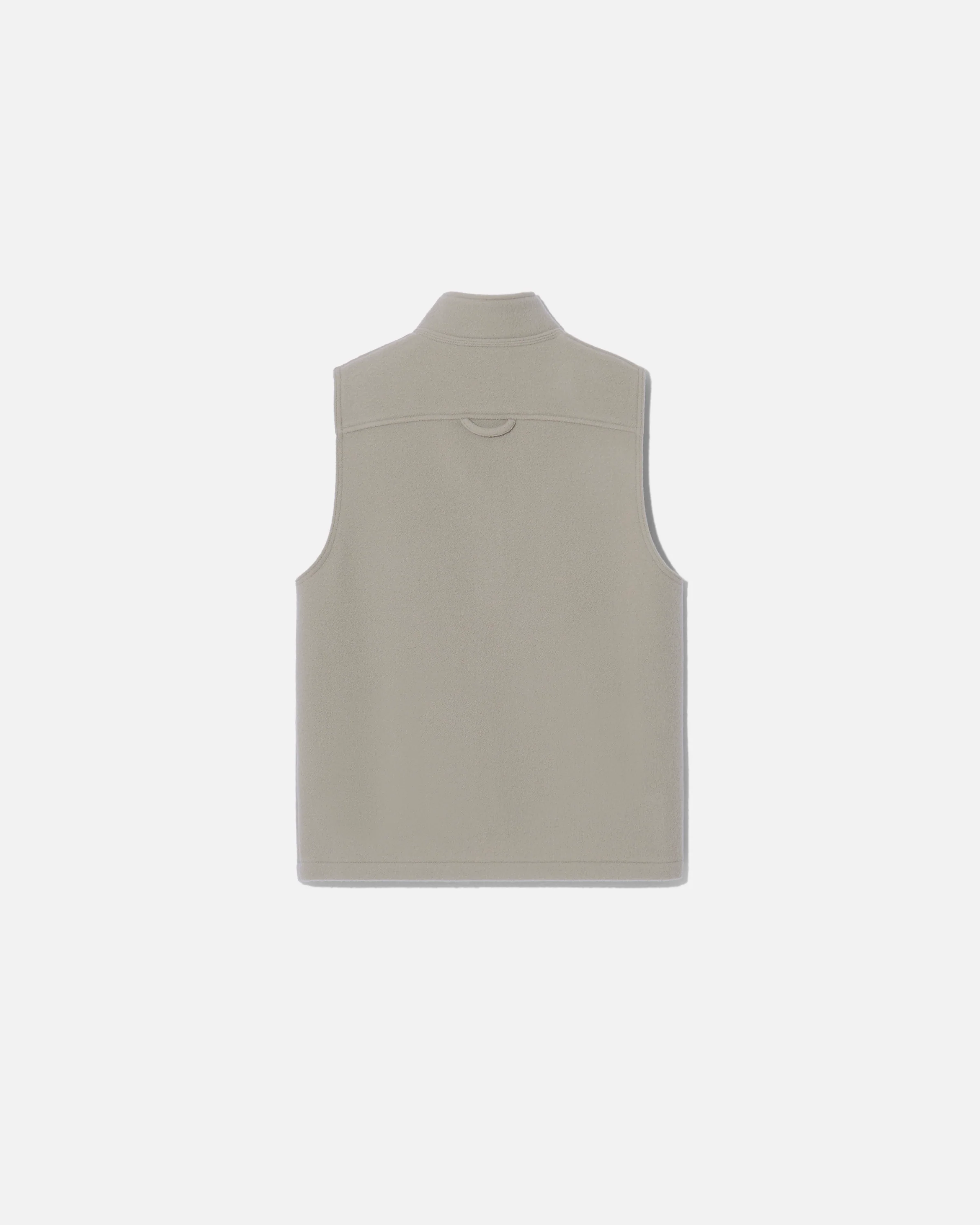 Fleece gilet full zip fog - Image 2