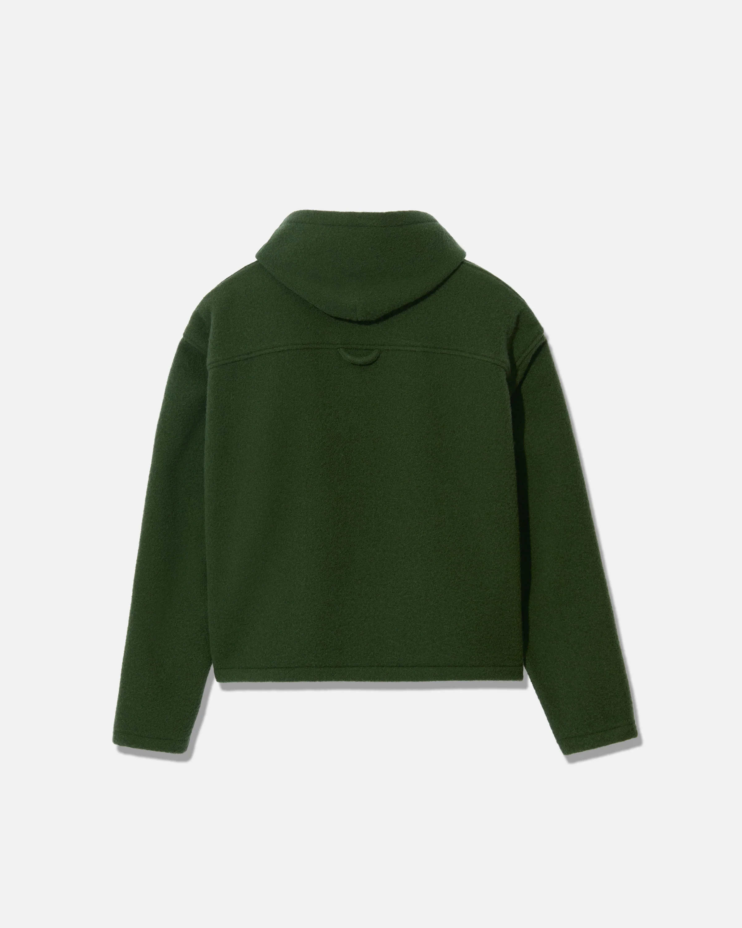 Fleece hoodie crop ivy - Image 2