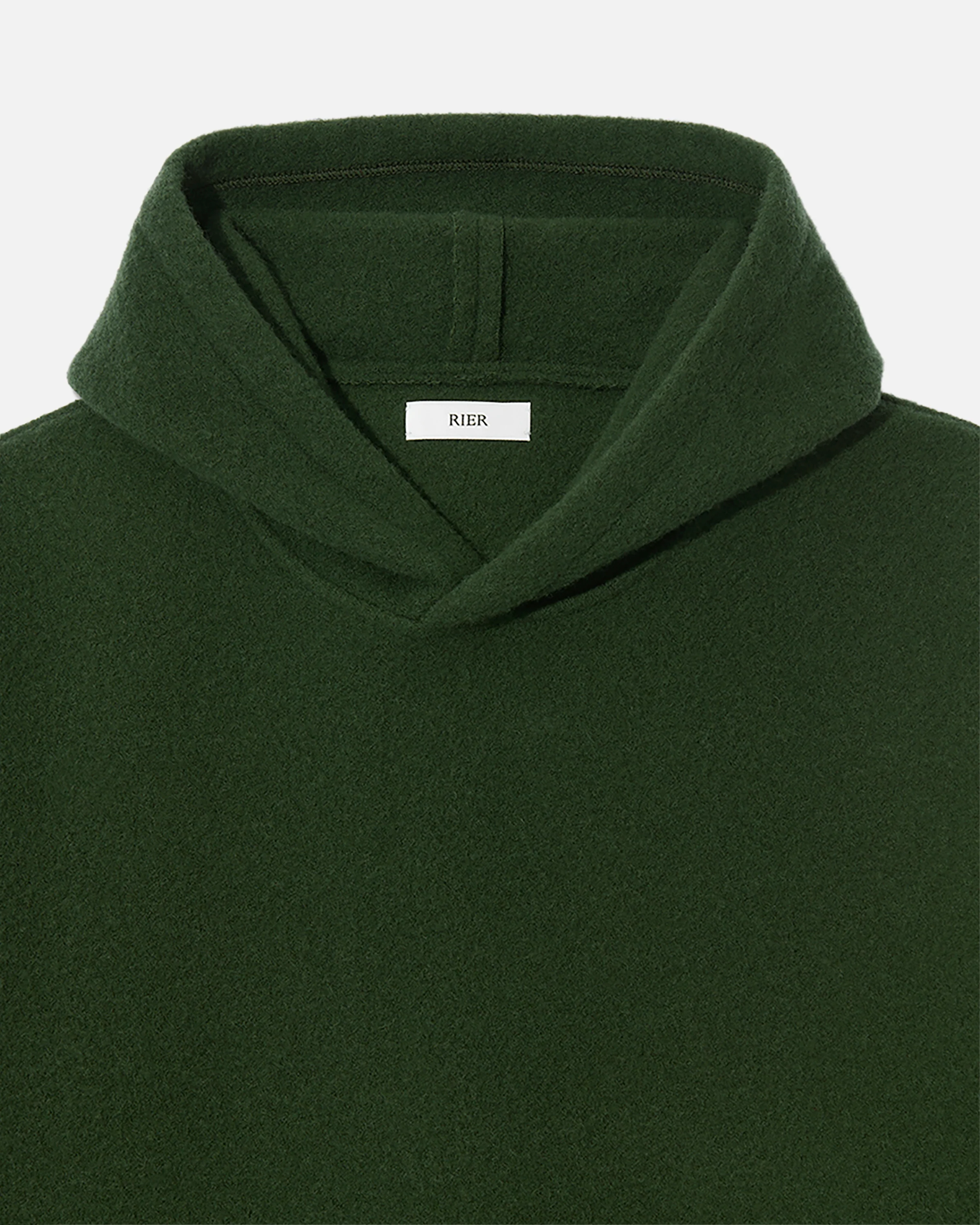 Fleece hoodie crop ivy - Image 3