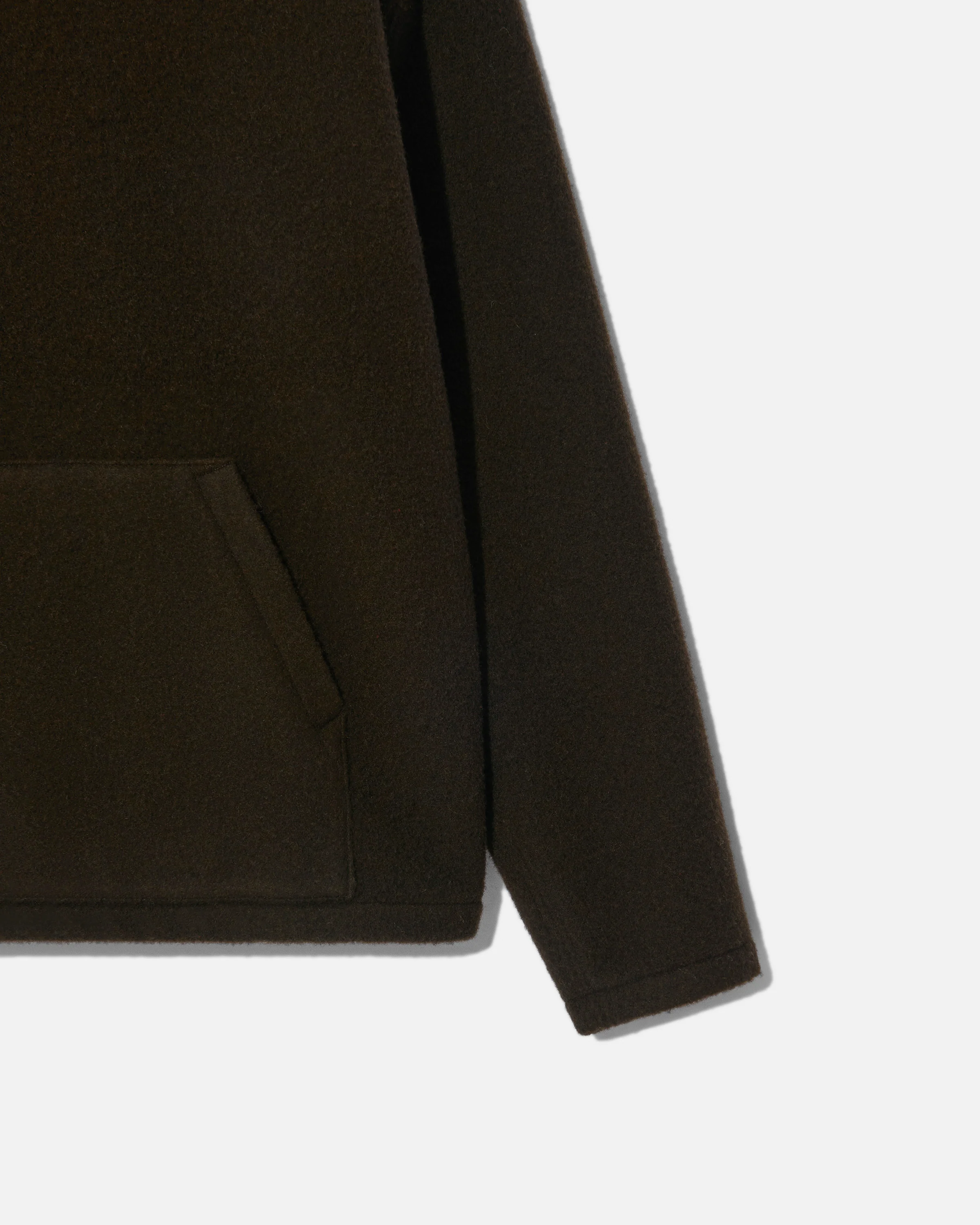 Fleece hoodie tourbe - Image 4