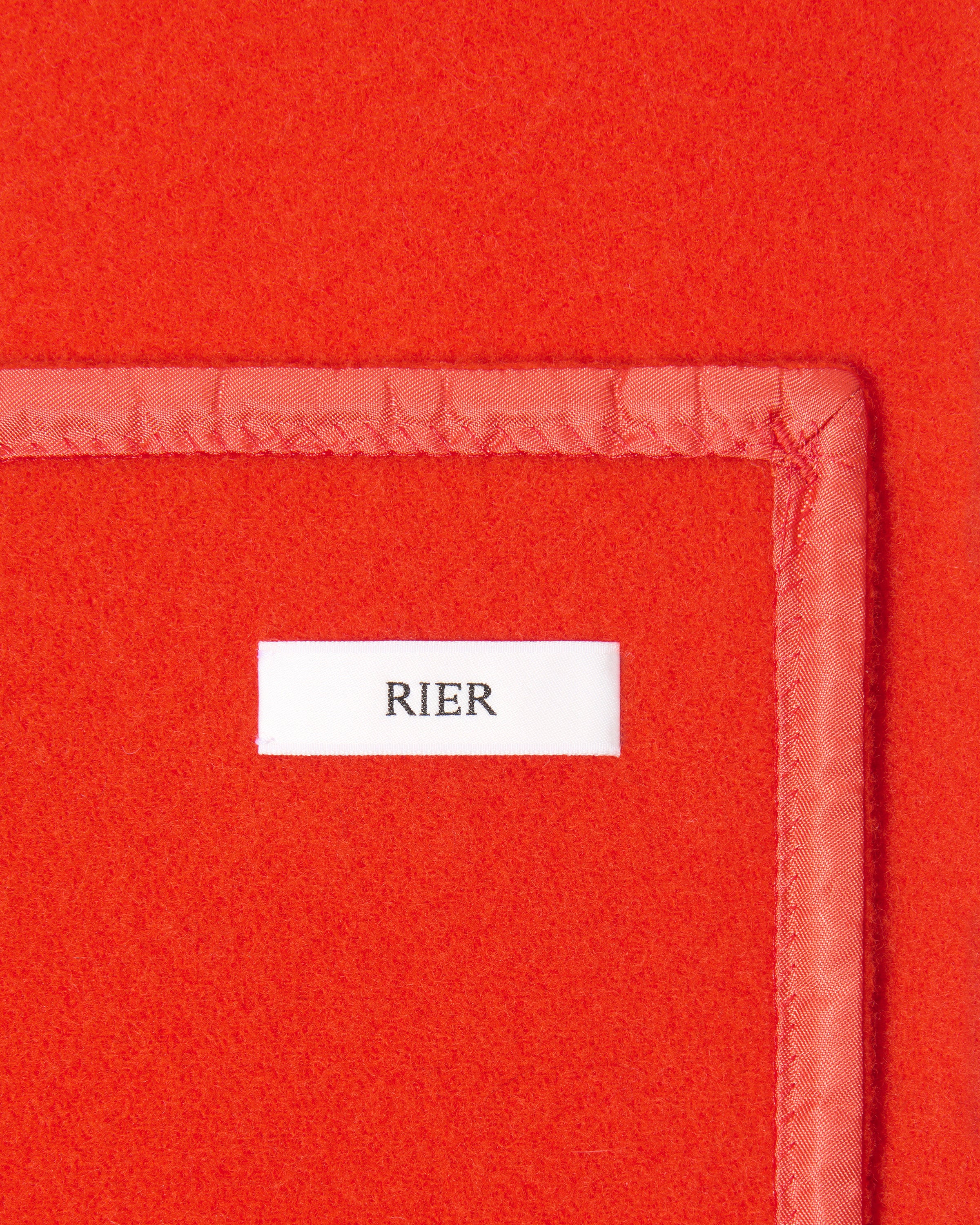 Fleece scarf orange - Image 3