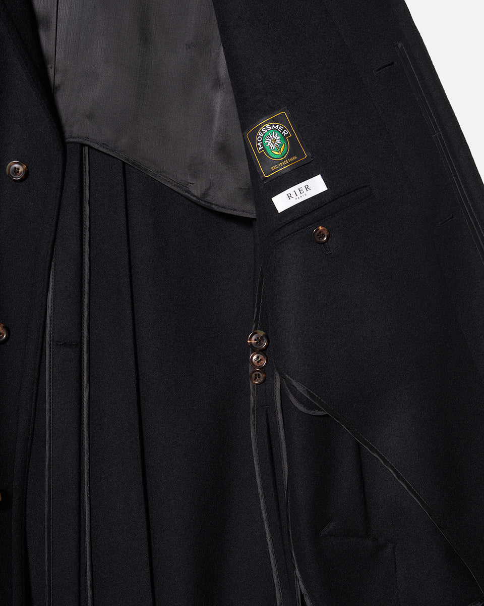 Loden coat classic black - Image 4