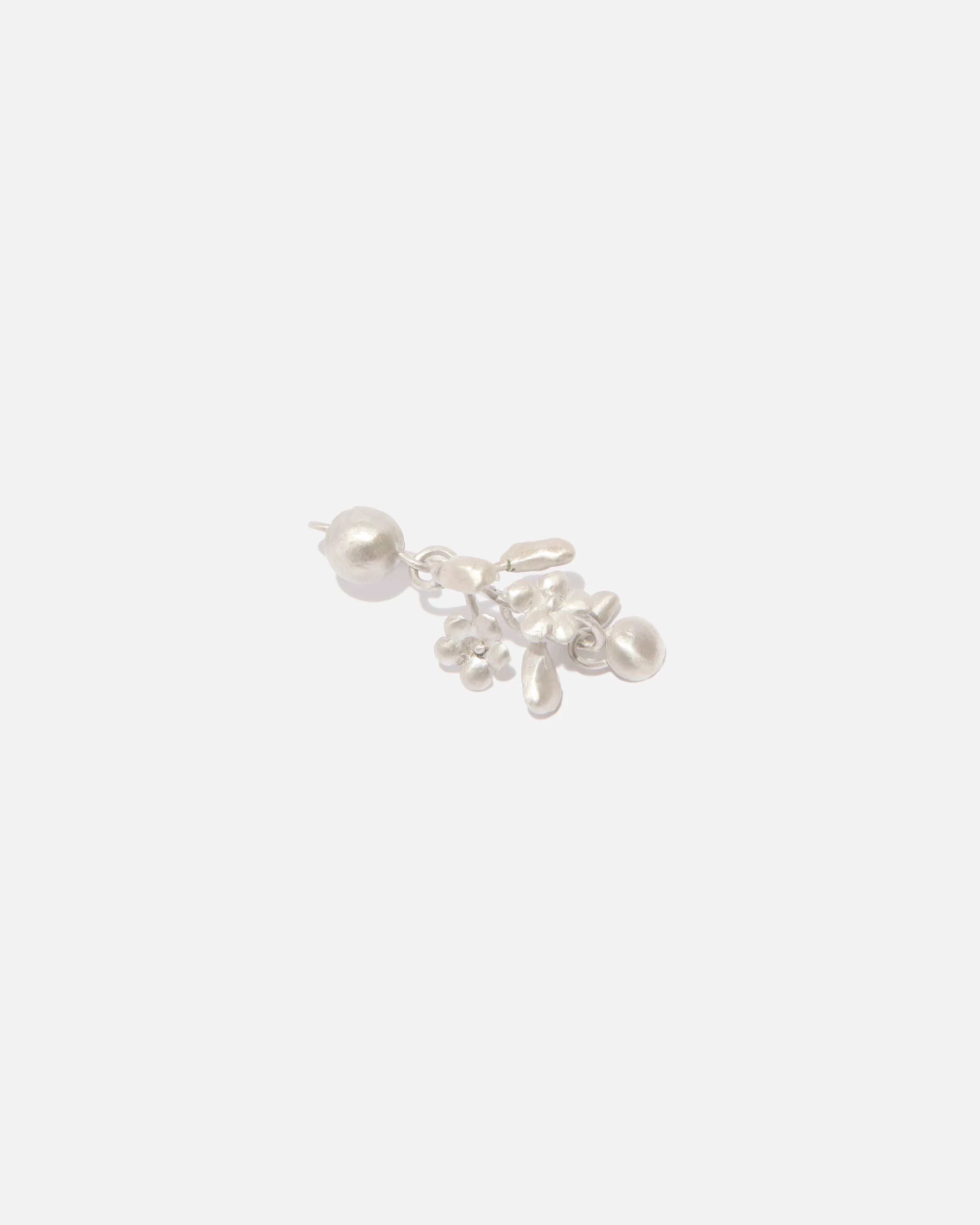 Sterling-silver earrings mini flowers - Image 3
