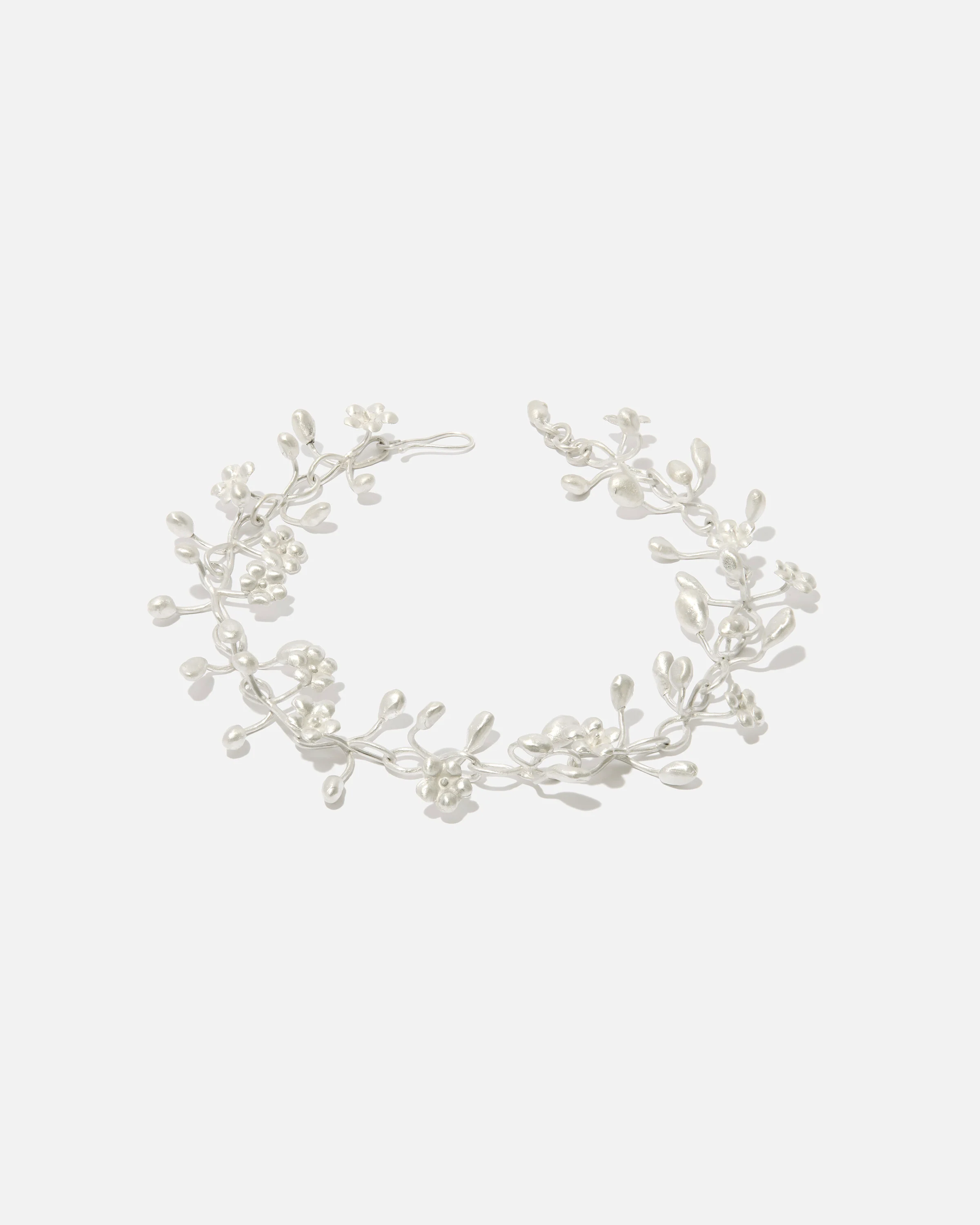 Sterling-silver necklace flowers - Image 3