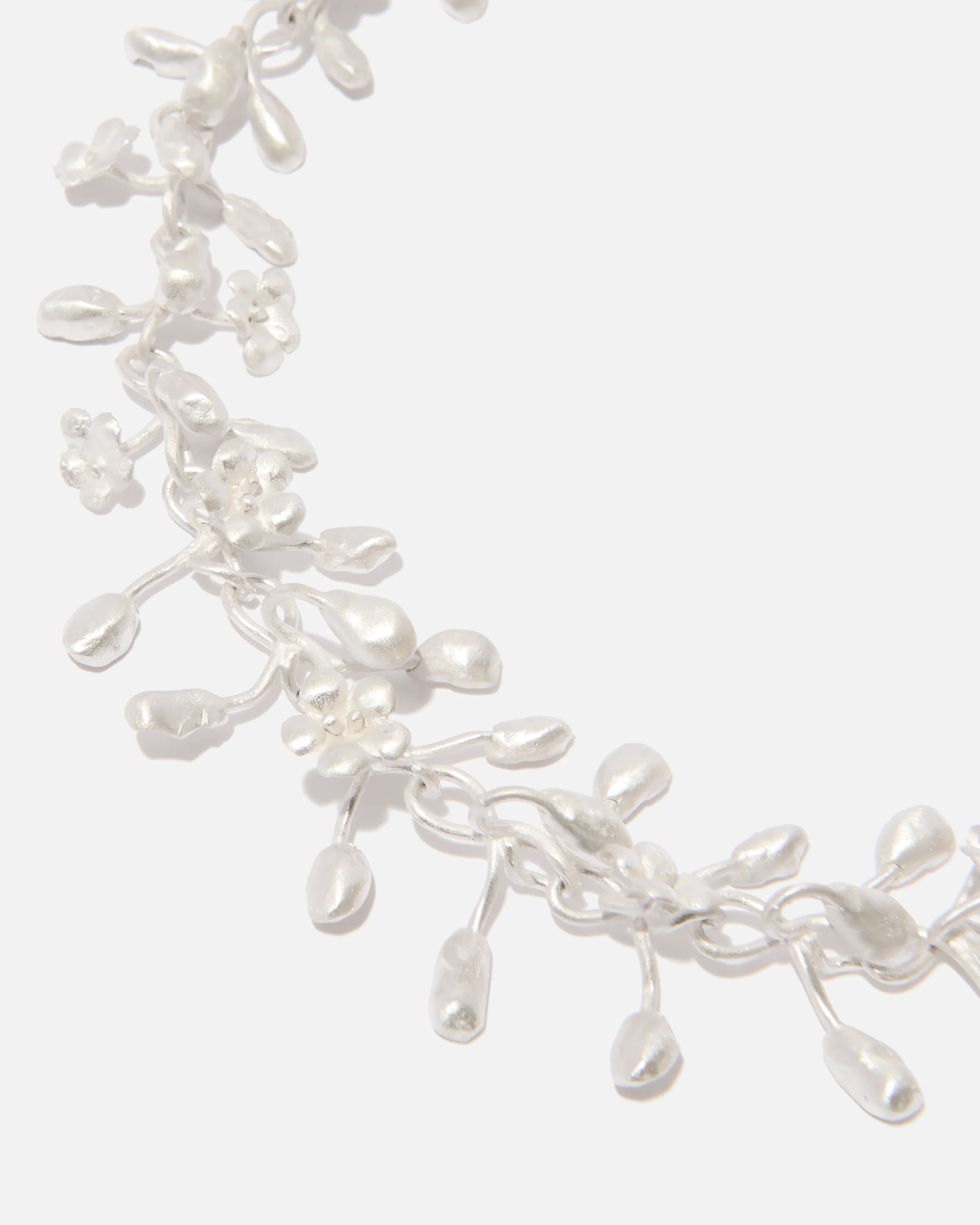 Sterling-silver necklace mini flowers - Image 3