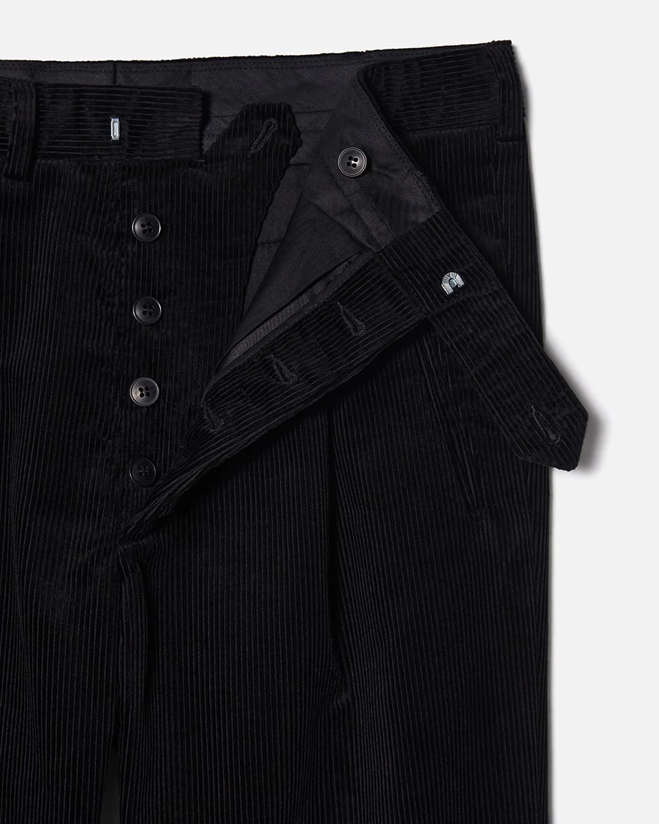 Trousers corduroy black - Image 3