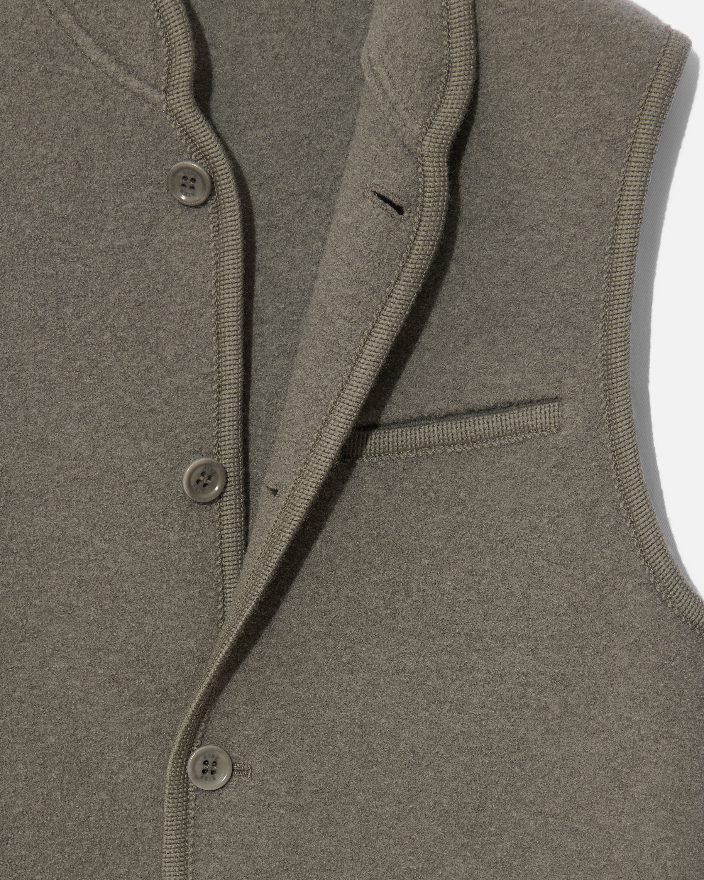 Walker gilet boxy camoscio - Image 3
