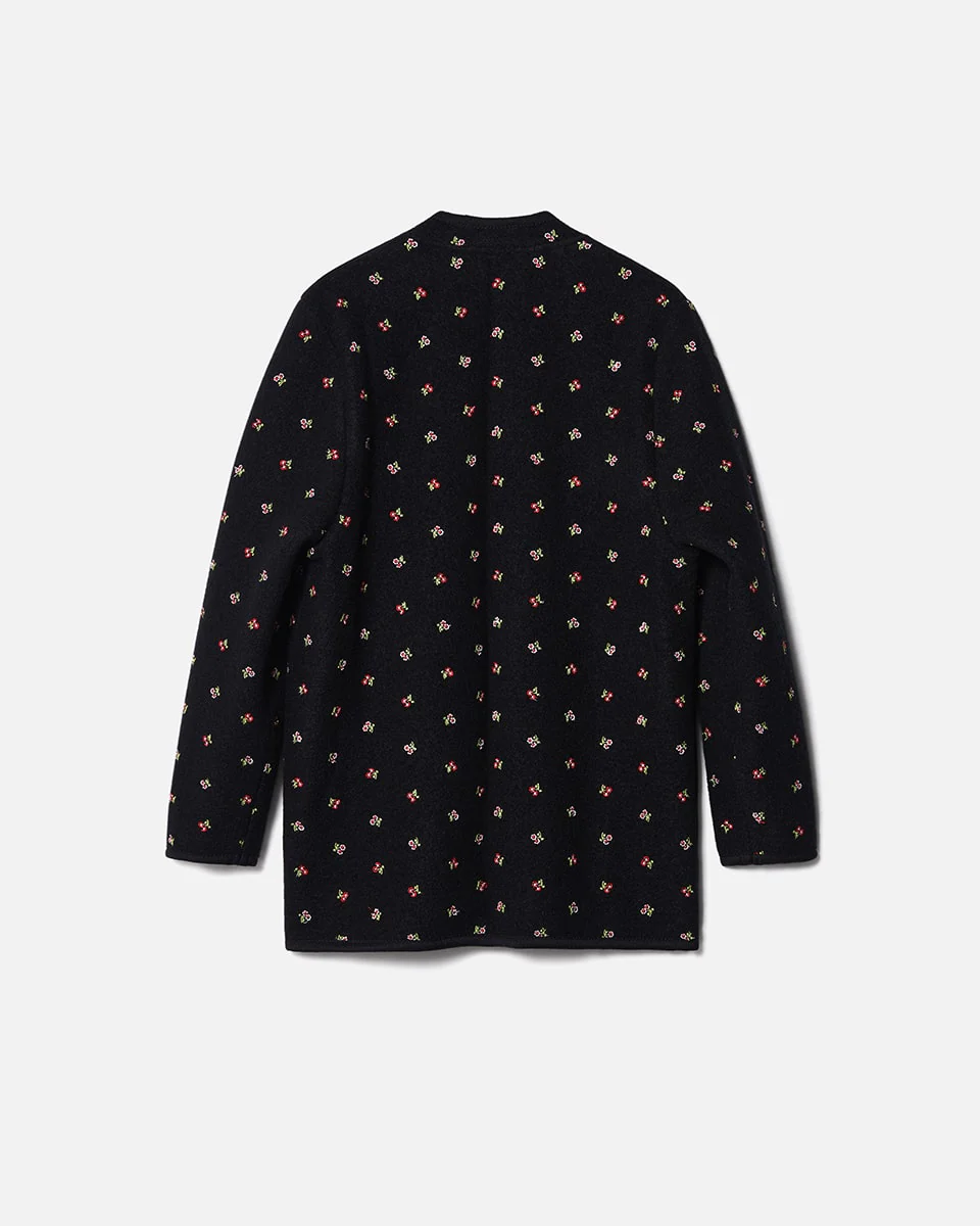 Walker jacket flowers black - Image 3