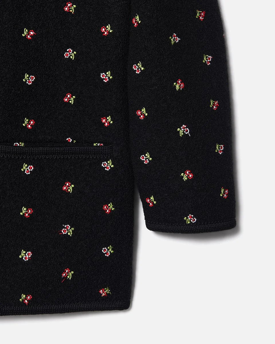 Walker jacket flowers black - Image 4