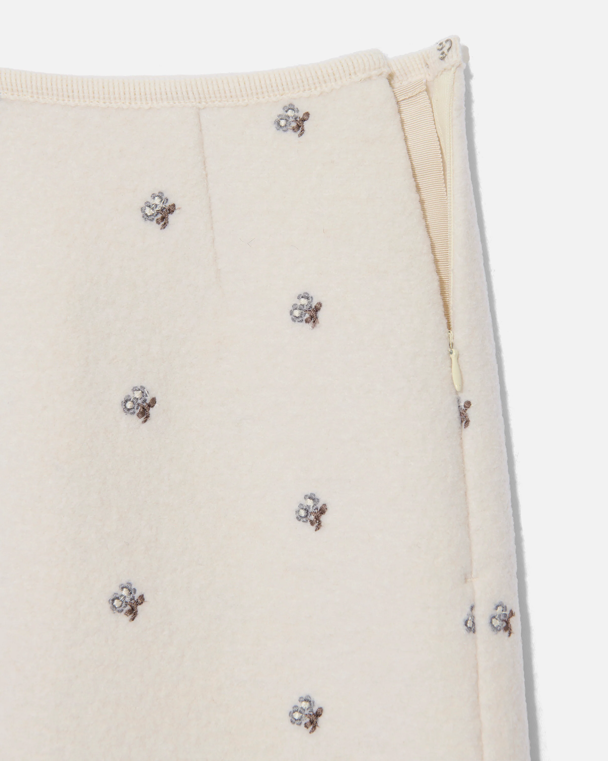 Walker pencil-skirt flowers white - Image 3