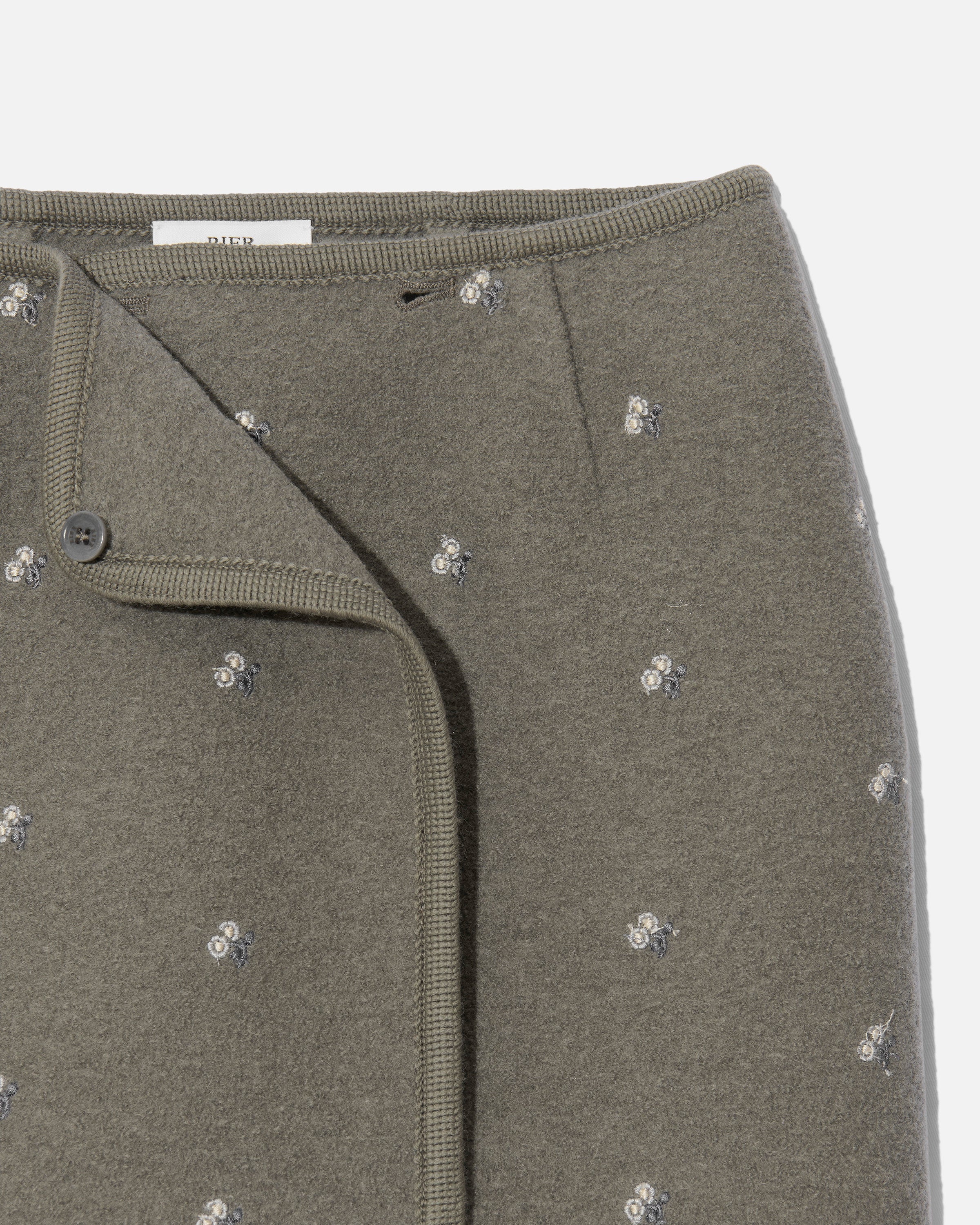 Walker wrap-skirt mini flowers camoscio - Image 3